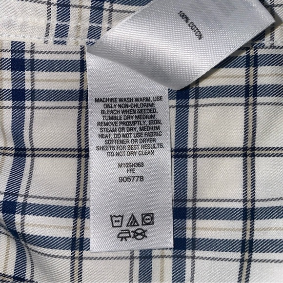 Cabela’s Button Down Wrinkle-Free Shirt Men’s Size Large Plaid Long Sleeve - Picture 5 of 5